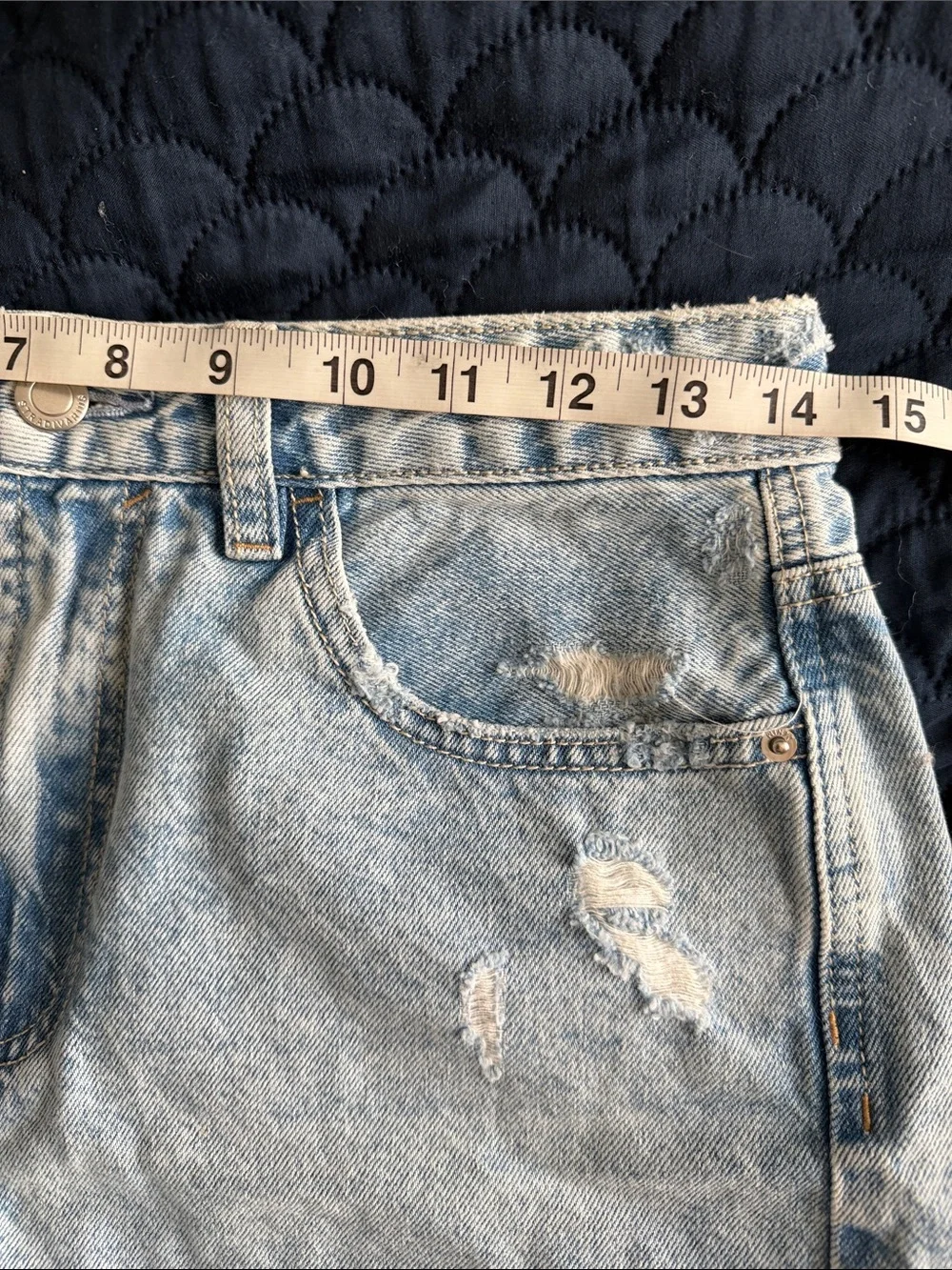 Denim shorts